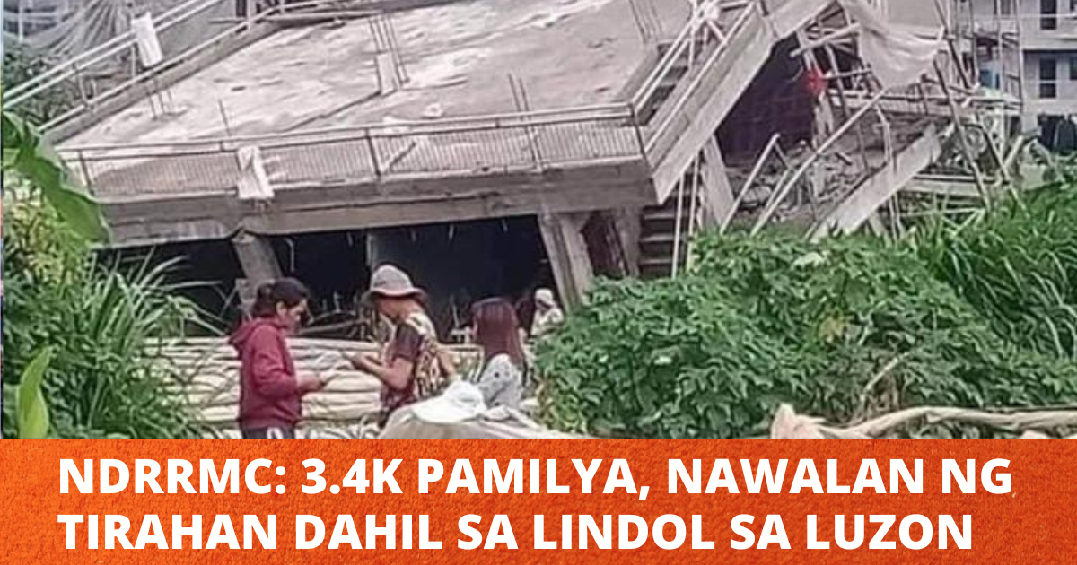 Ndrrmc K Pamilya Nawalan Ng Tirahan Dahil Sa Lindol Sa Luzon