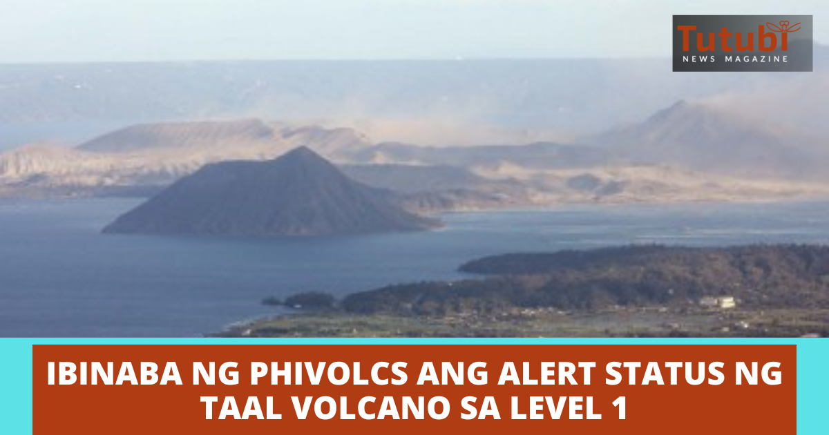 Ibinaba Ng Phivolcs Ang Alert Status Ng Taal Volcano Sa Level