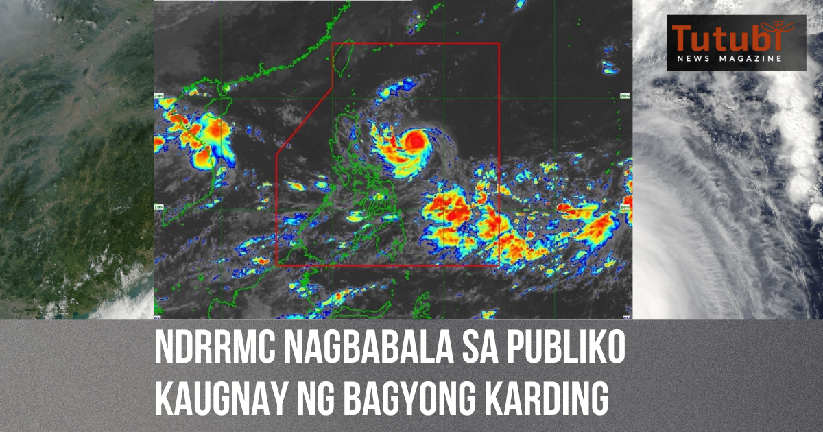 Ndrrmc Nagbabala Sa Publiko Kaugnay Ng Bagyong Karding Tutubi News