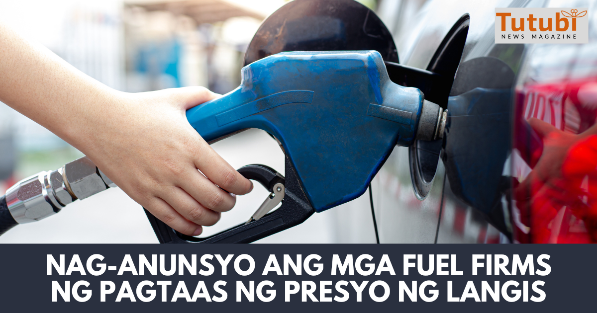 Nag Anunsyo Ang Mga Fuel Firms Ng Pagtaas Ng Presyo Ng Langis Tutubi