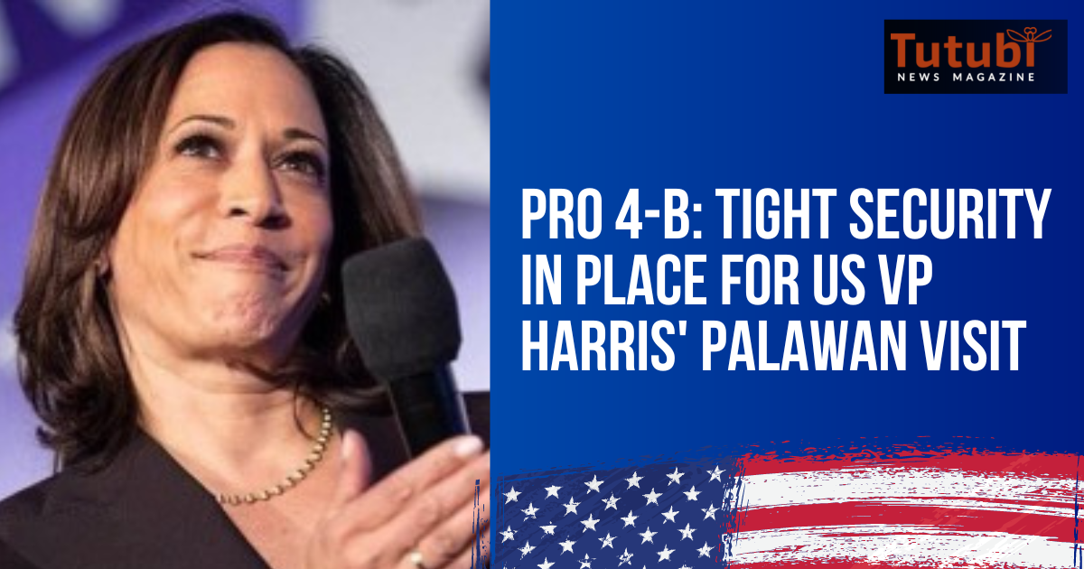 PRO 4-B: Tight Security In Place For US VP Harris' Palawan Visit ...