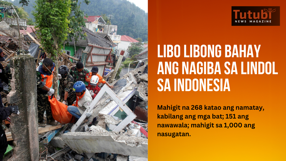 Libo Libong Bahay Ang Nagiba Sa Lindol Sa Indonesia Tutubi News Magazine