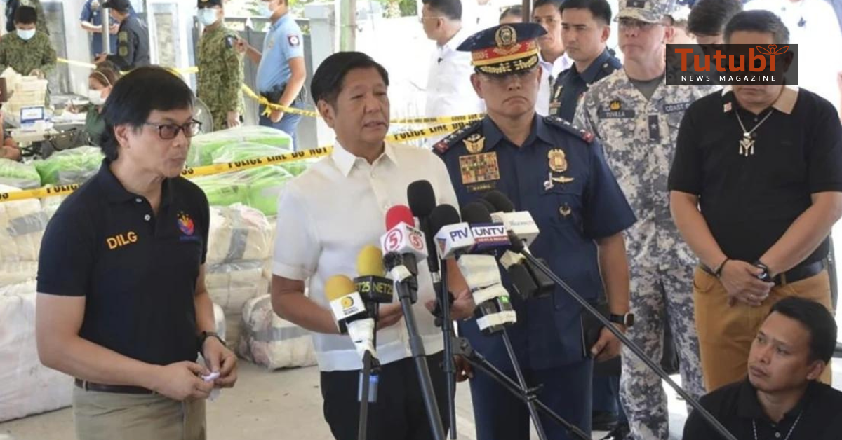 Marcos makes largest drug bust yet, emphasizes zero casualties Tutubi