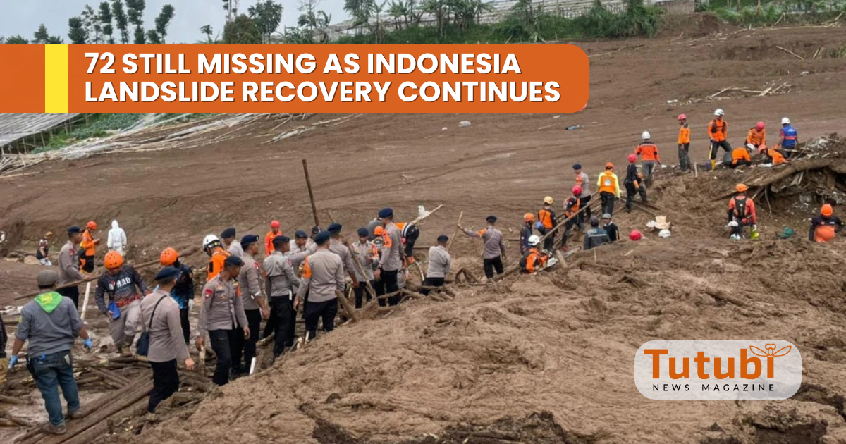 Rescuers recover more bodies in Indonesia landslide; 72 still missing ...