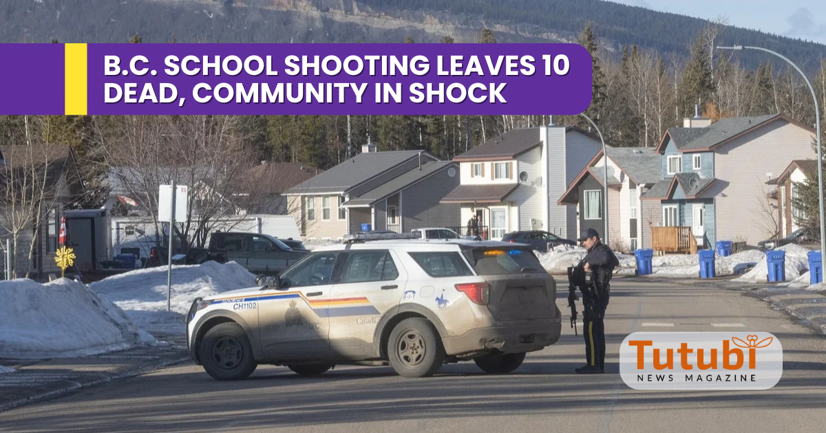 10 dead in British Columbia school shooting - Tutubi News