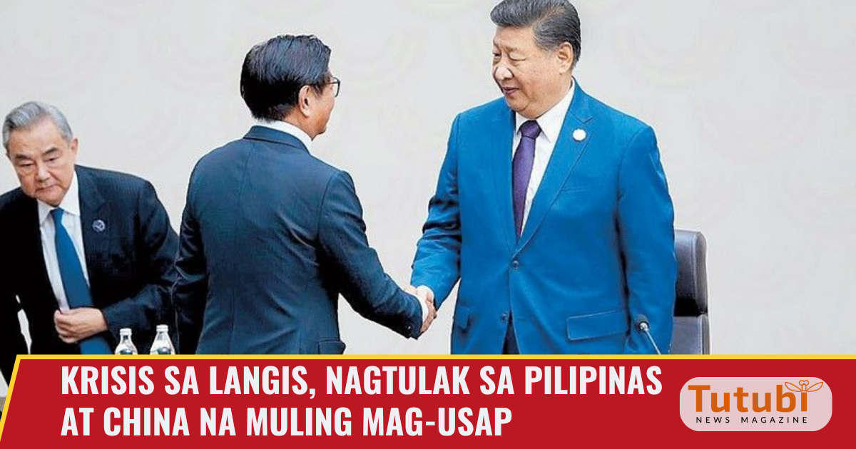 Philippines-China cooperation talks muling binuhay sa gitna ng krisis ...
