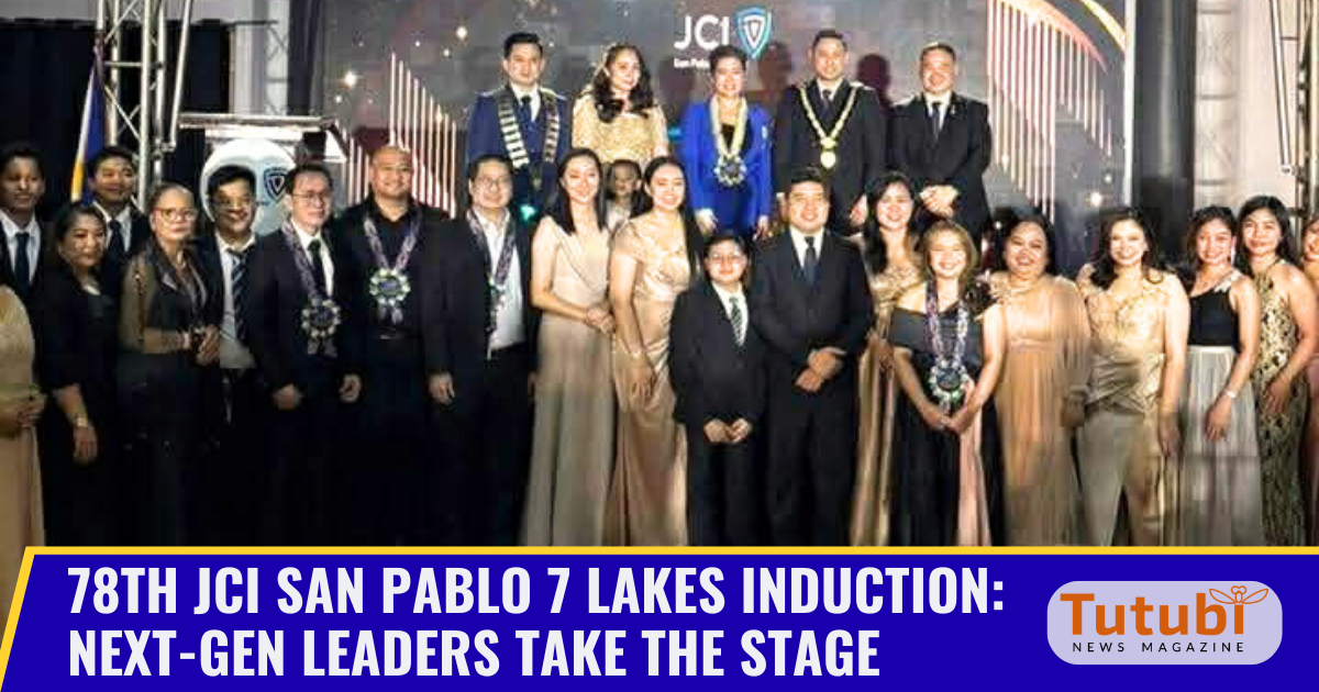 Induction Rites Background JCI San Pablo 7 Lakes ushers in new leadership during 78th induction ...